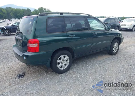2001 Toyota Highlander V6 из США, поврежденный, VIN JTEGF21A210021767